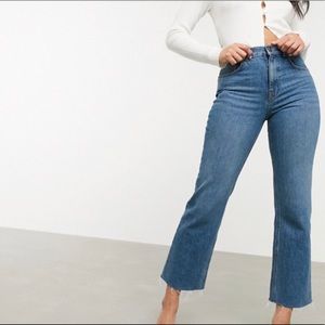 ASOS cropped flare jeans